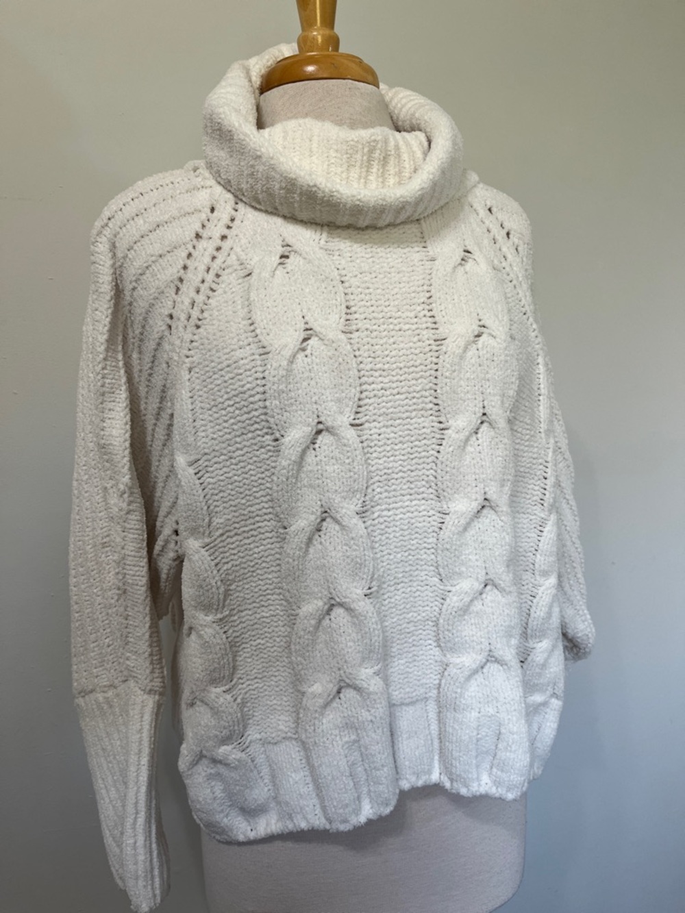 Moon & Madison | chenille turtleneck Anthropology Size Medium Soft Cozy Cropped